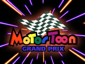 Motor Toon Grand Prix - USA Edition (JP) screen shot title